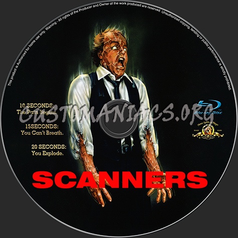 Scanners blu-ray label