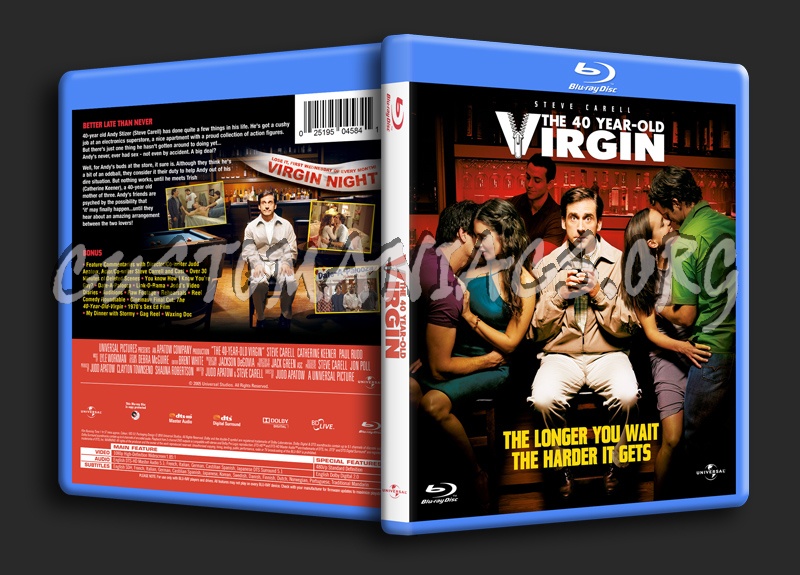 The 40-Year-Old Virgin blu-ray cover