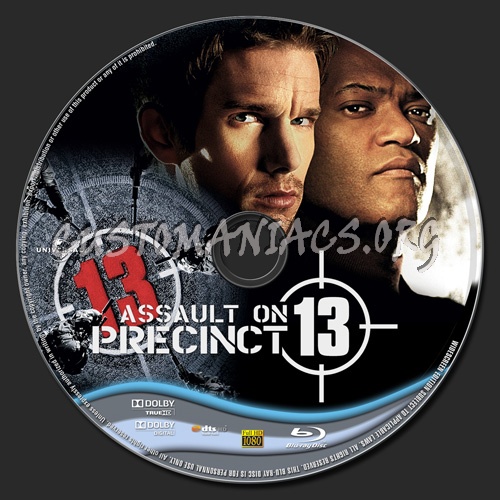 Assault on Precinct 13 blu-ray label