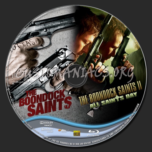 The Boondocks Saints Duology blu-ray label