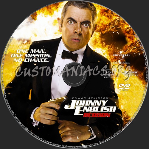 Johnny English Reborn dvd label