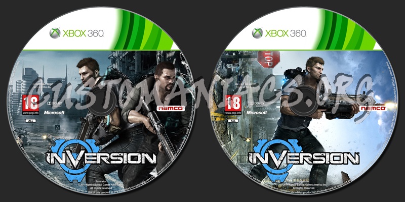 Inversion dvd label