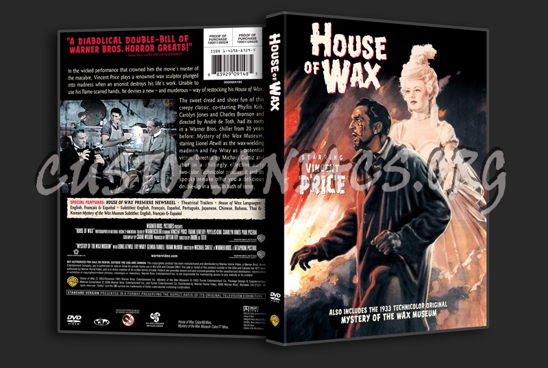House of Wax dvd cover