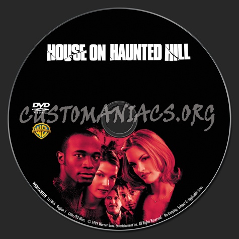 House on Haunted Hill dvd label