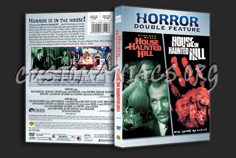 House on Haunted Hill Double dvd cover