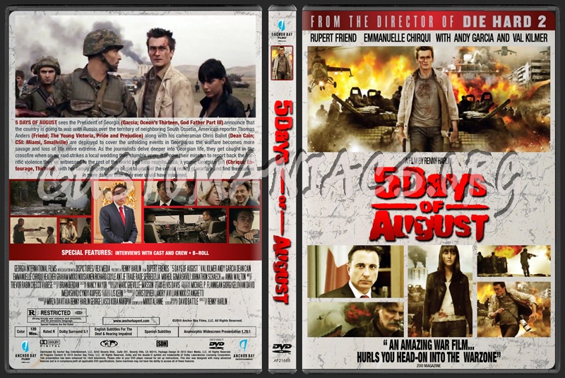 5 Days of War aka 5 Days of August dvd cover