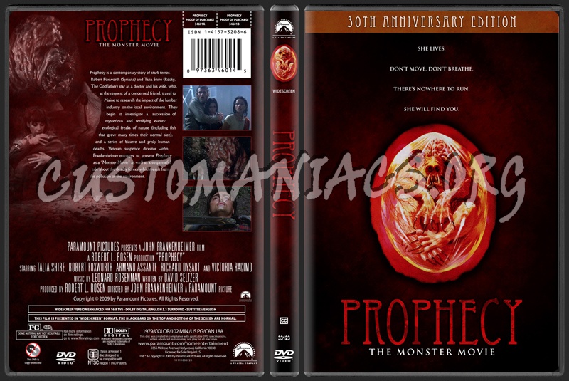 Prophecy - The Monster Movie (1979) dvd cover