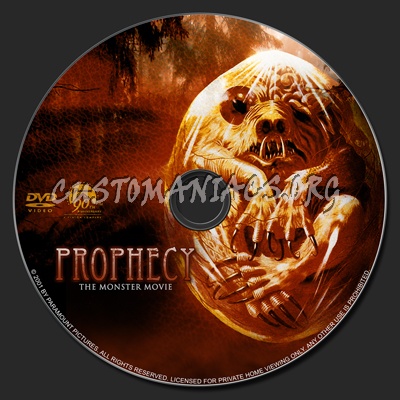 Prophecy - The Monster Movie (1979) dvd label