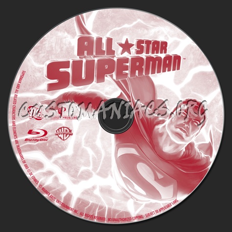 All Star Superman blu-ray label