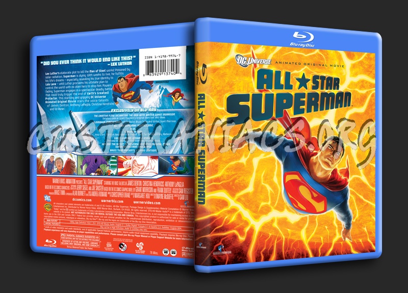 All Star Superman blu-ray cover