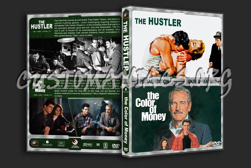 The Hustler / The Color of Money Double Feature dvd cover