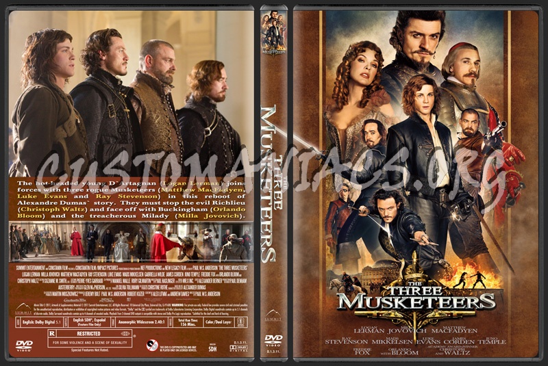 The Three Musketeers dvd cover