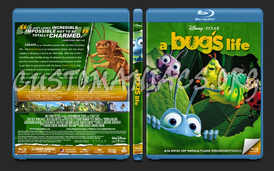 A Bug's Life blu-ray cover