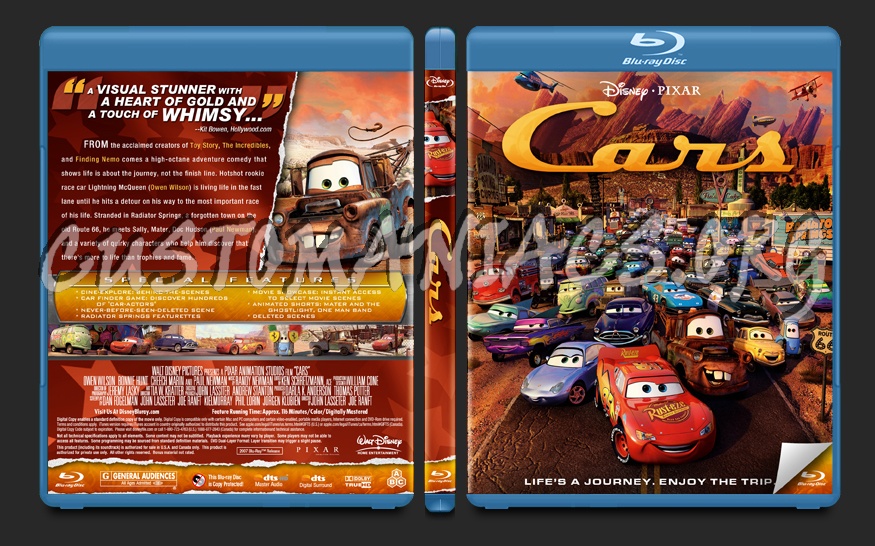 cars movie dvd cover