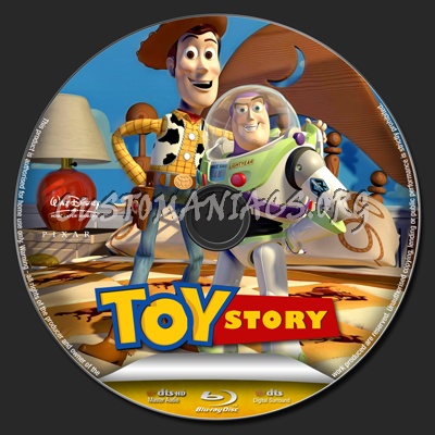 Toy Story blu-ray label