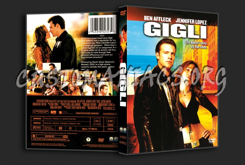 Gigli dvd cover