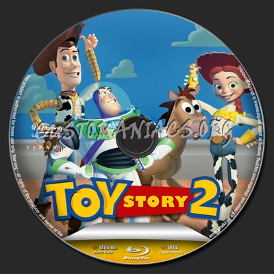 Toy Story 2 blu-ray label