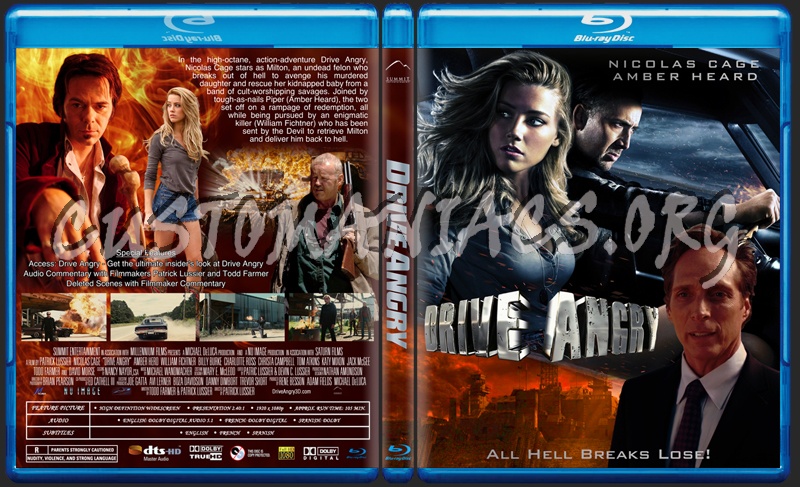 Drive Angry blu-ray cover