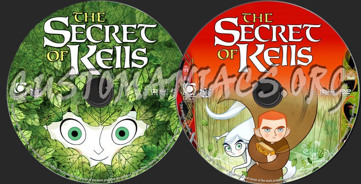 The Secret Of Kells dvd label