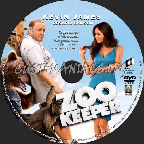 Zookeeper dvd label