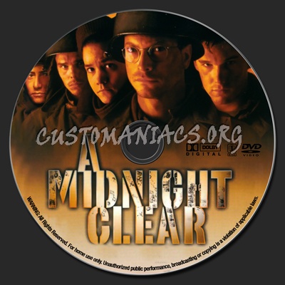 A Midnight Clear dvd label