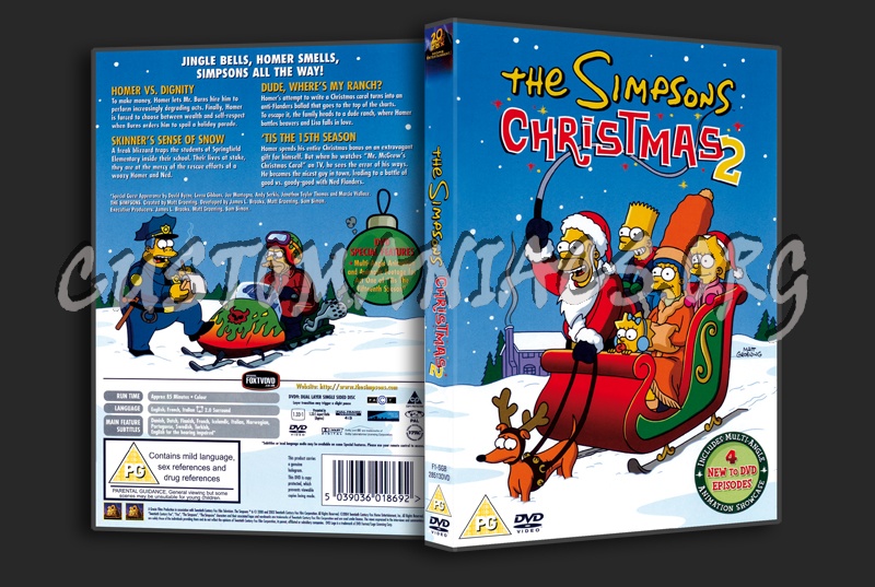 The Simpsons Christmas 2 dvd cover