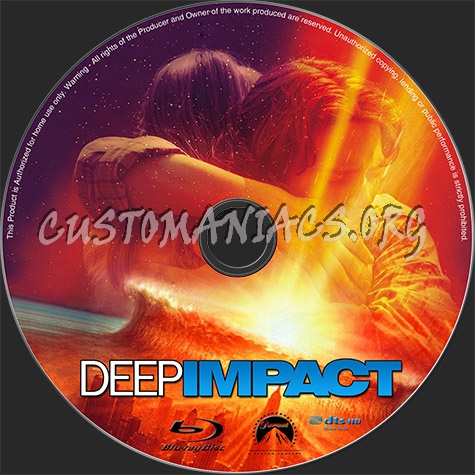 Deep Impact blu-ray label