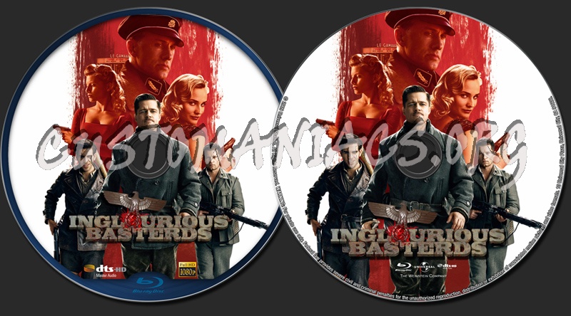 Inglourious Basterds blu-ray label