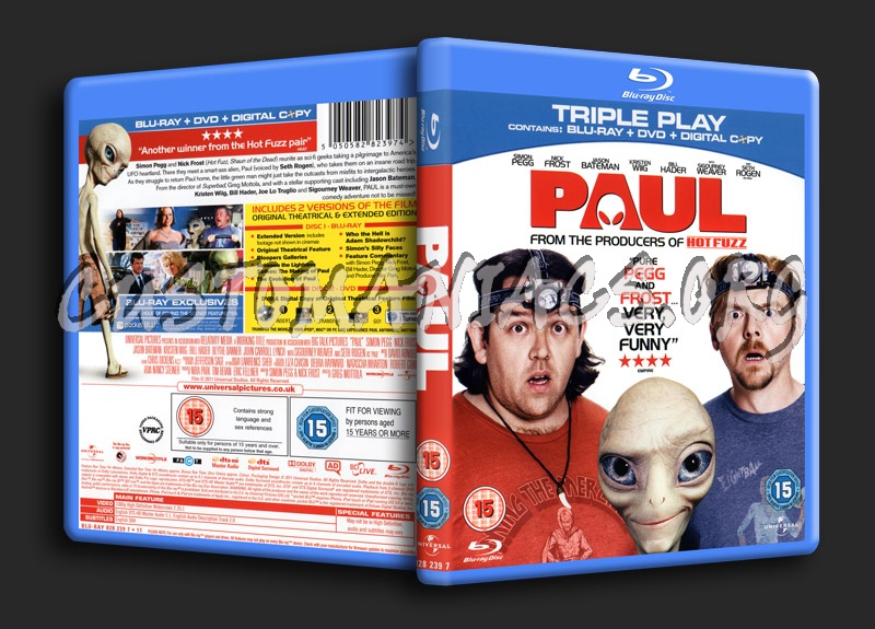 Paul blu-ray cover