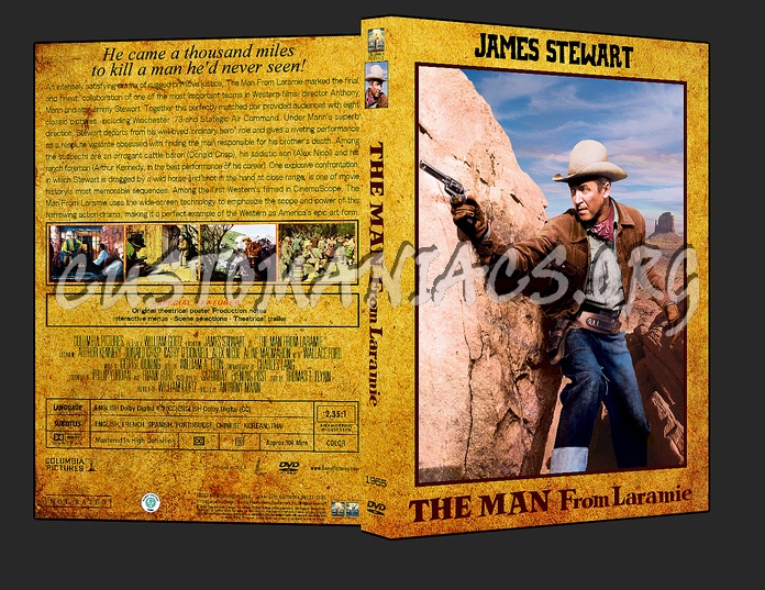 Western Collection The Man From Laramie 1955 dvd cover