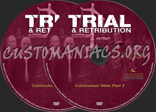 Trial & Retribution Series 13 dvd label