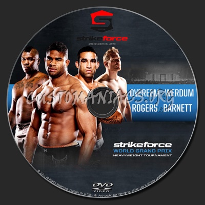 Strikeforce Overeem vs. Werdum dvd label