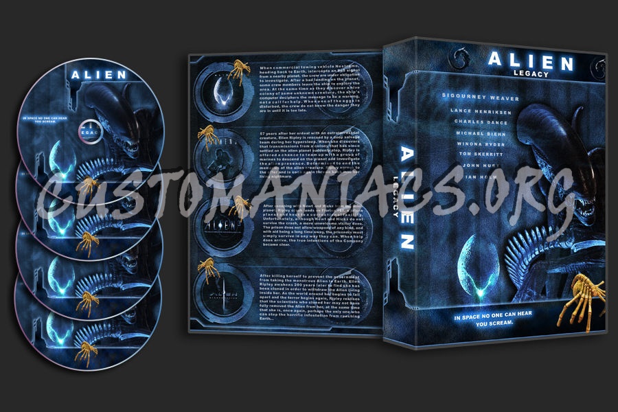 Alien Legacy 10 Disc dvd cover