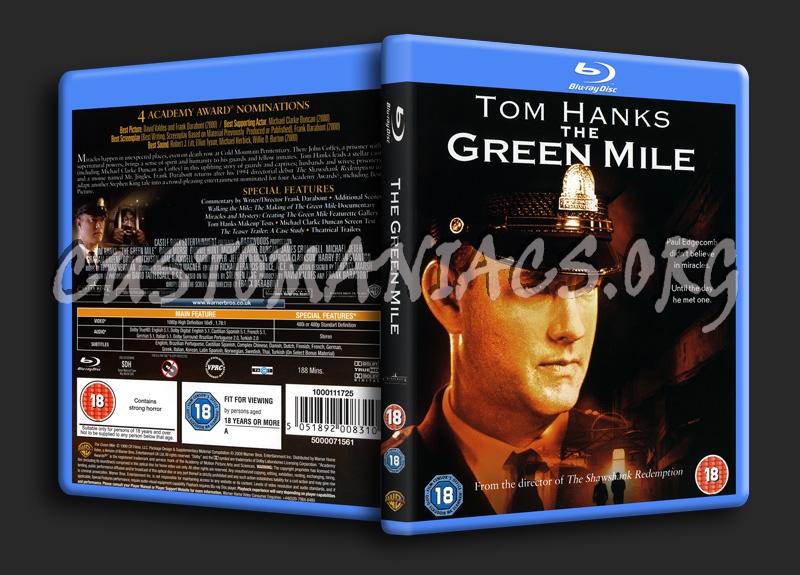 The Green Mile blu-ray cover
