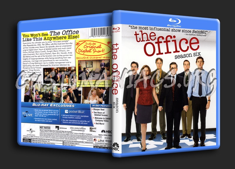 The Office Season 6 blu-ray cover