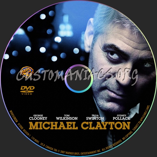 Michael Clayton dvd label