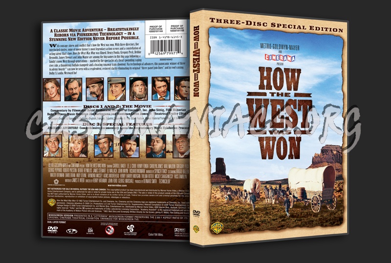 How the West Was Won dvd cover