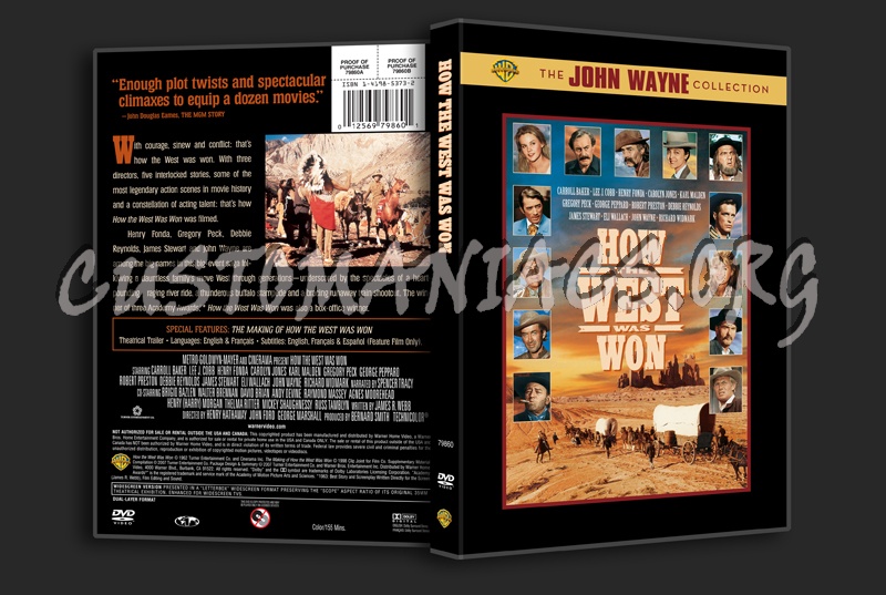 How the West Was Won dvd cover