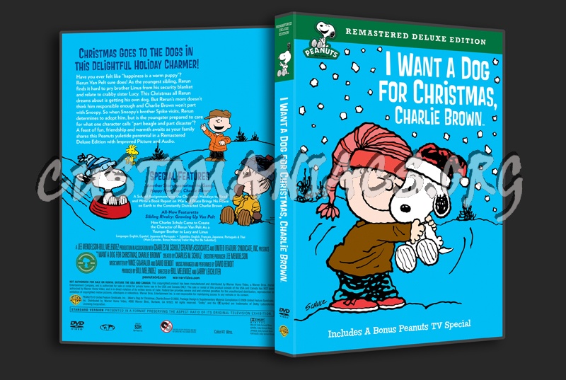 I Want A Dog for Christmas, Charlie Brown dvd cover