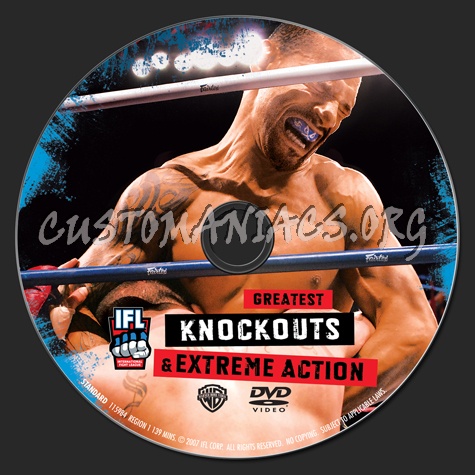 IFL Greatest Knockouts & Extreme Action dvd label