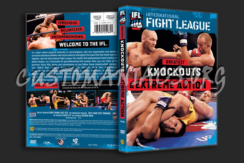IFL Greatest Knockouts & Extreme Action dvd cover