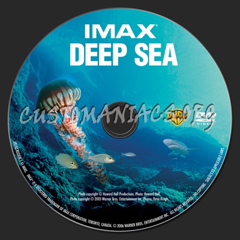 IMAX Deep Sea dvd label