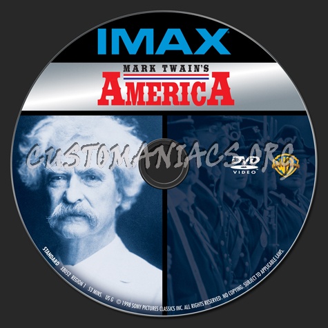 IMAX Mark Twain's America dvd label