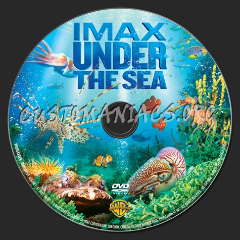 IMAX Under the Sea dvd label