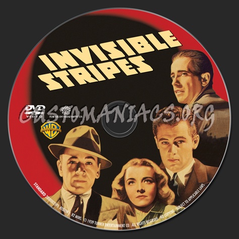 Invisible Stripes dvd label