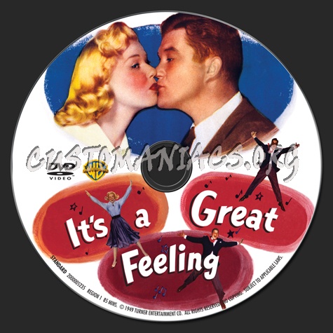 It's A Great Feeling dvd label