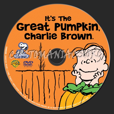 It's The Great Pumpkin, Charlie Brown dvd label