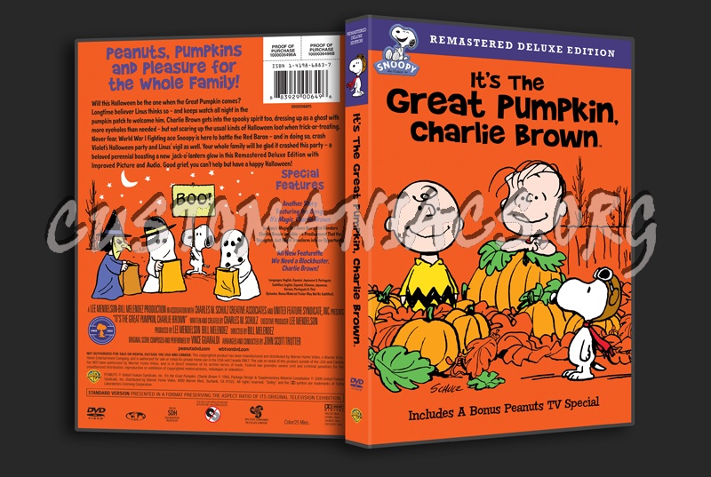 It's The Great Pumpkin, Charlie Brown dvd cover