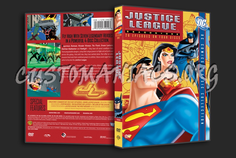 Justice League Season 1 dvd cover