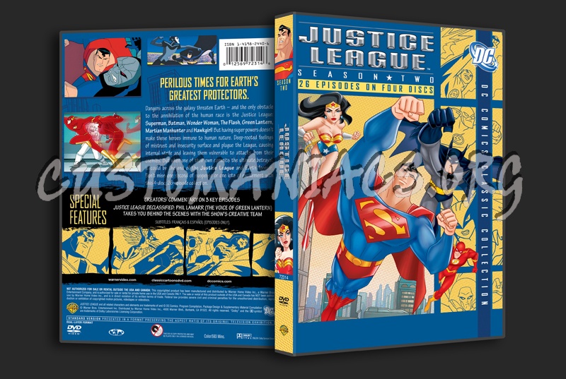 Justice League Season 2 dvd cover